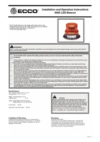Notice Epcom X6465R Gyrophare LED