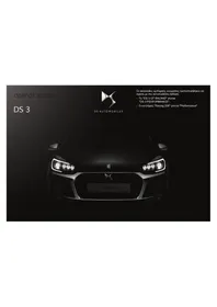 Notice DS 3 (2017) Voiture