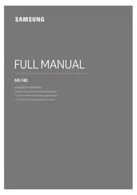 Notice SAMSUNG MXT40 Enceinte