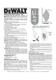 DEWALT DS210 - Detector de movimiento