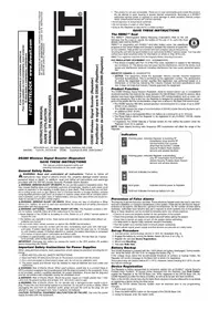 DEWALT DS380 - Amplificateur de signal sans fil