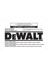 DEWALT DG7000BC - Generator