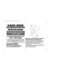 Notice BLACK & DECKER GG500S Pistolet à colle