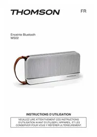 Notice THOMSON WS02RM Enceinte bluetooth