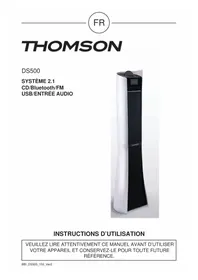 Notice THOMSON DS500BLACK Impianto Hi-Fi