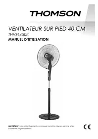 Notice THOMSON THVEL450K Climatisation