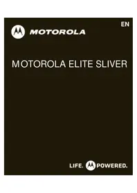 Notice MOTOROLA ELITE SILVER Teléfono móvil