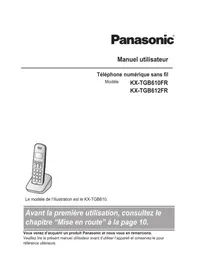 PANASONIC KXTGB612FR - Téléphone sans fil