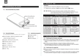 Notice DENVER PBS5005 Batterie portable