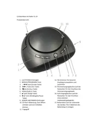 Notice DENVER TC29 Lecteur/enregistreur de cd