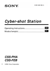 Notice SONY CSSFEB Other camera accessories