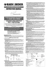 Notice BLACK & DECKER GR750 Broyeur