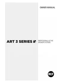 Notice RCF ART 312A MK4 Speaker