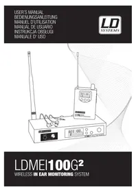 Notice LD Systems MEI 100 G2 Bouchon d'oreille