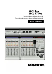 Notice MACKIE MCU XT PRO Contrôleur