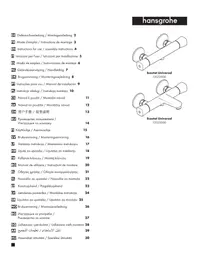 Notice Hansgrohe ECOSTAT UNIVERSAL Robinet