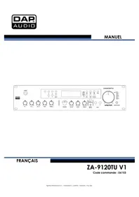 Notice DAP-Audio ZA9120TU Table de mixage