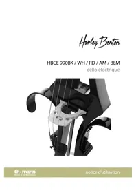 Notice Harley Benton HBCE 990RD Instrument de musique
