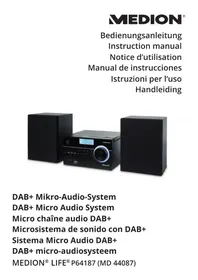 Notice MEDION LIFE P64187 (MD 44087) Sistema hi-fi