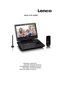 Notice LENCO DVP1064 Lecteur DVD portable