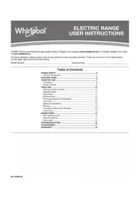 Notice WHIRLPOOL WPRERADWMW4236 Autres appareil de cuisine