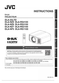 Notice JVC DLANZ8 Projecteur
