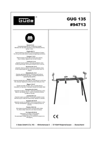 Notice Güde GUG 135 Support de machine-outil