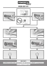 Notice POWERFIX IAN 315011 Pince à dénuder