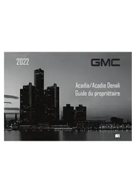 Notice GMC ACADIA (2022) Voiture