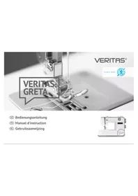 Notice VERITAS GRETA Machine à coudre
