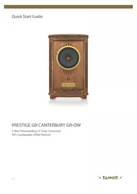 Notice TANNOY CANTERBURY GROW Luidspreker