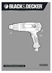 Notice BLACK & DECKER KX2200K Heat gun