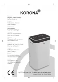 Notice KORONA 82100 Deumidificatore