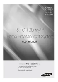 Notice SAMSUNG HTH5550K Lecteur blu-ray