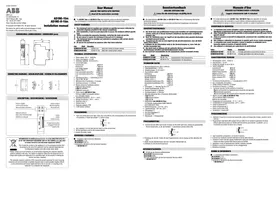Notice ABB AD1NOR15M Commutateur horaire numérique