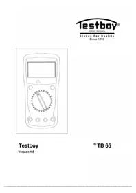 Notice Testboy TB 65 Multimeter