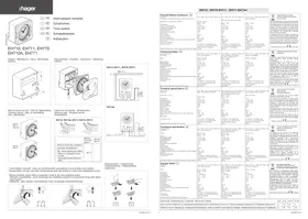 Notice HAGER EH710 Commutateur horaire numérique