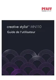 Notice PFAFF CREATIVE STYLIST MN 110 Machine à coudre