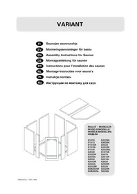 Notice HARVIA VARIANT S1212 Sauna