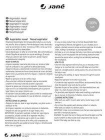 Notice JANE NASAL ASPIRATOR Aspirateur nasal