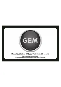 Notice GEM E4 (2016) Voiture