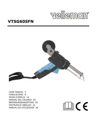 Notice VELLEMAN VTSG60SFN Schweißgerät