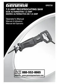 Notice Genesis GRS750 Scie