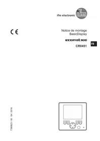 Notice IFM EC0409 Afficheur numérique