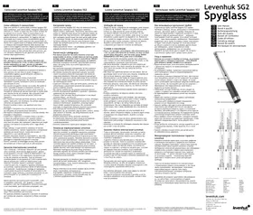 Notice Levenhuk SPYGLASS SG2 Télescope