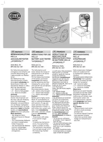 Notice Hella HYDROVOLT Scanner