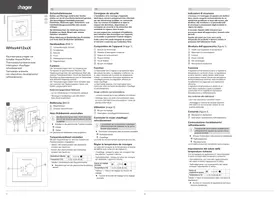 Notice HAGER WH11441200C Contrôleur de température