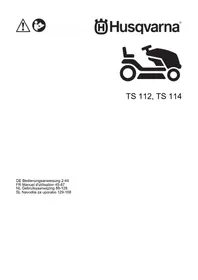 Notice HUSQVARNA TS 114 Tracteur de jardin