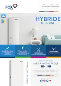 Notice FOX ESS AIOH13.0 Panneau solaire