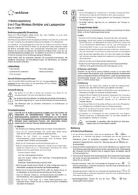 Notice Renkforce RFTWS610 Bouchon d'oreille